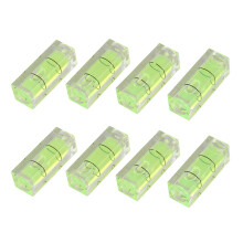 Cámara de Medición de Trípode de Nivel de Burbuja de Burbuja Cuadrada Universal de 10X10X29 mm 8 Piezas