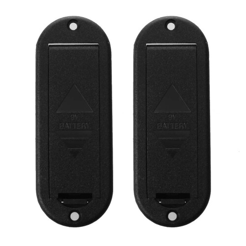 2X Active Guitar Bass Pickup 9V Battery Case Box