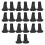 20X Universal Waterproof Nylon Front Car Van  Covers Protectors Black Pair 1