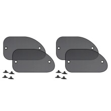 4Pcs Universal Size 25.59X14.96 Inch Car Sun Shade for Side Window with Suction Cups for Baby Kids and Pets