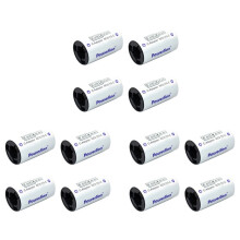 Powerlion C-GrößE Batterie Adapter, AA zu C GrößE Batterie Abstands Halter Konverter GehäUse Verwendung mit AA Batterie Zellen - 12 Pack
