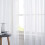 84 Polegadas de Comprimento 4 Painéis Cortinas Brancas Transparentes Cortinas Transparentes Haste Básica Painel de Bolso 5