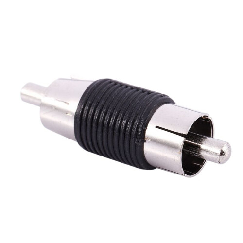 Gerade AV RCA Stecker auf Stecker Steckverbinder Adapter Adapter 18 Stk 2