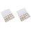 2 set M2 M3 M4 M5 Female Thread Knurled Brass Threaded Insert Embedment Nut for 3D Printing Threaded Heat Set Inserts 1