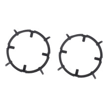 2X Wok Pan Stand Supports Rack Cast Iron Burners Stove Cookware Ring Gas Ranges Wok Support Rack
