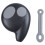 3X 2 Buttons Key Case Remote Control Key Case for  Alarm Fob Without Battery Black 5