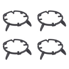 4X Wok Pan Stand UnterstüTzt Rack Gusseisen Brenner Herd Kochgeschirr Ring Gasherde Wok Support Rack für Küche Kochen Gasherd
