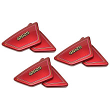 6X Red Motorcycle Battery Side Cover Frame Side Covers Panels for  GN125 GN 125