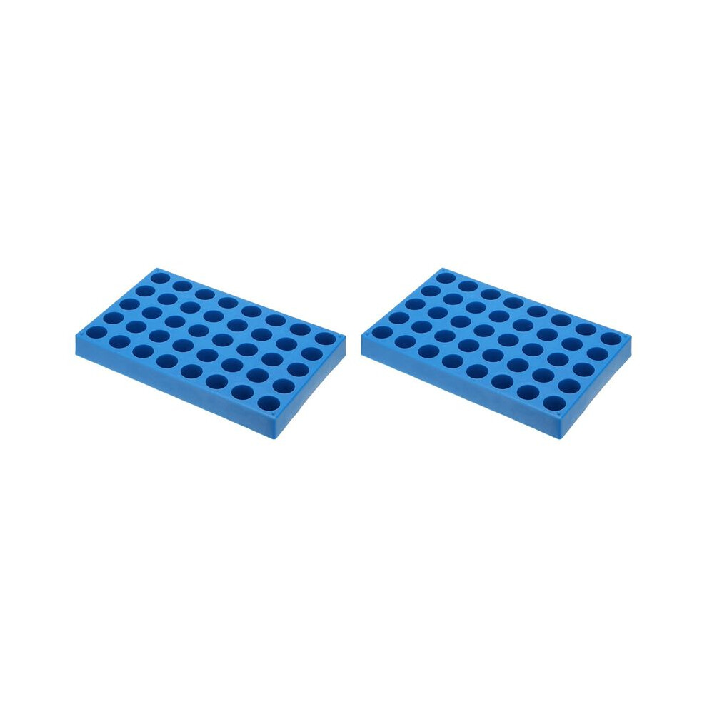 2X Vial Rack For Autosampler Vials, Vial Tray Holder 40-Well Stackable Test Tube Rack Vial Holder 10Ml Exogio