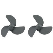 2X Hélice 7 1/4 Pouces x 4 3/4 Pouces 58130-ZV0-841ZB pour Moteur Hors-Bord BF2 / BF2.3 XNH283X (STIN GRIS)