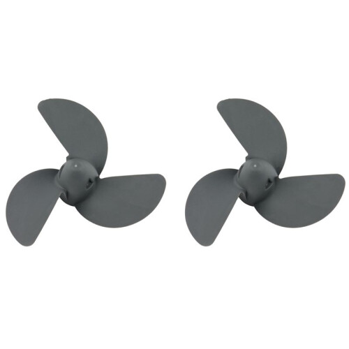 2X HéLice 7 1/4 Polegadas X 4 3/4 Polegadas 58130-ZV0-841ZB para Motor de Popa  BF2 / BF2.3  XNH283X (STIN GREY)