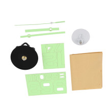 DIY rahmenlose Wanduhr Silent Acryl 40x40cm Zuhause Büro Dekor