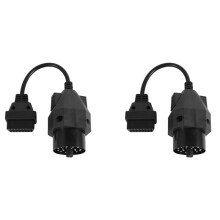 2X Obd Obd Ii Adapter für 20 Pin auf Obd2 16 Dorn Buchse E36 E39 X5 Z3 für 20Dorn