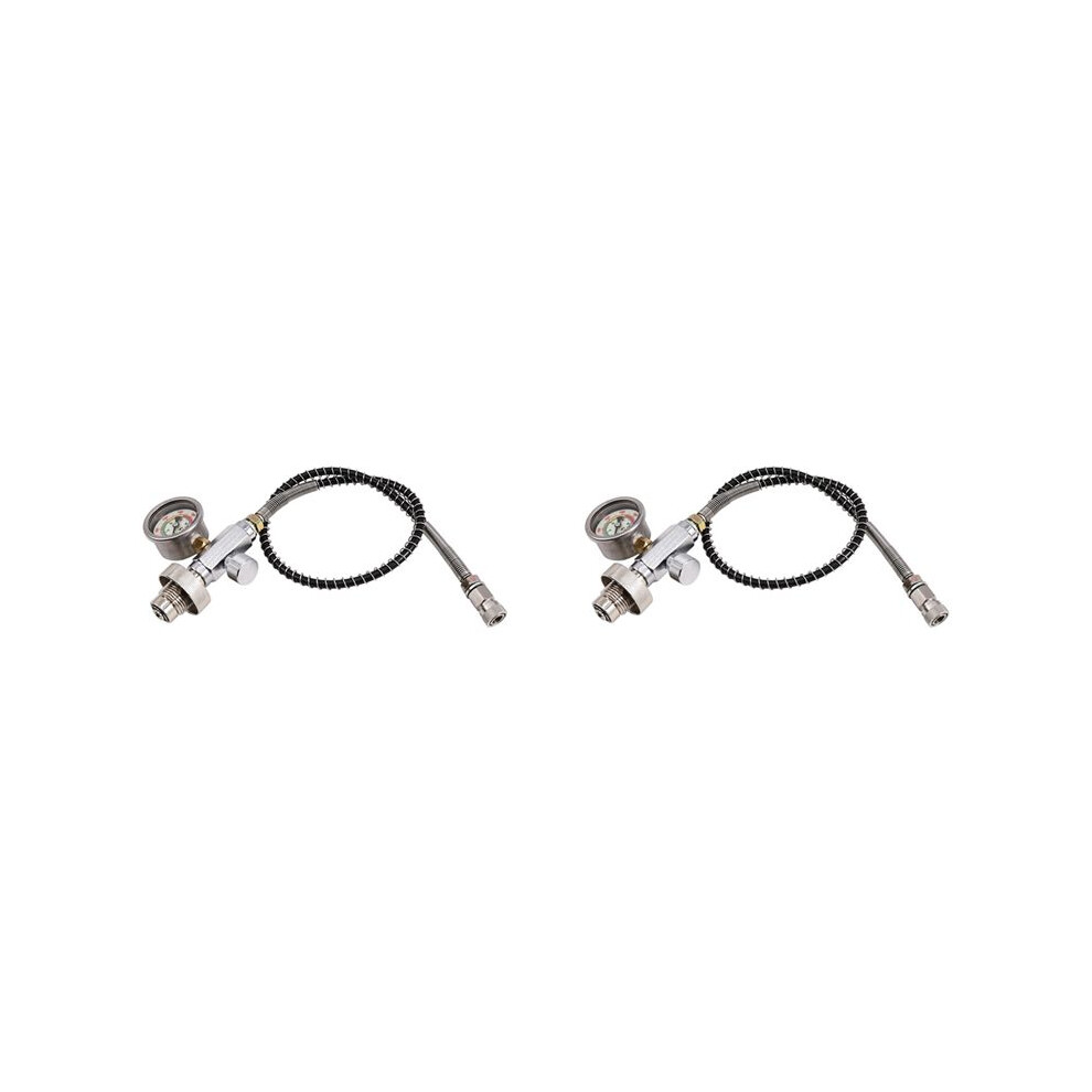 2X Upgrade Hpa Fill Station Charging Adaptor Adaptor From Scuba Tank With Din 232/300Bar Connector For Pcp Air Refill Exogio