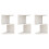 3X Corner Shelf Corner Punching-Free Corner Bookshelf Kitchen Triangle Cabinet Storage Rack 1