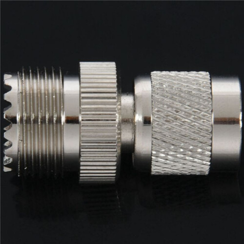 3X TNC-Stecker Auf PL259 UHF-Adapterbuchse, Silber 1