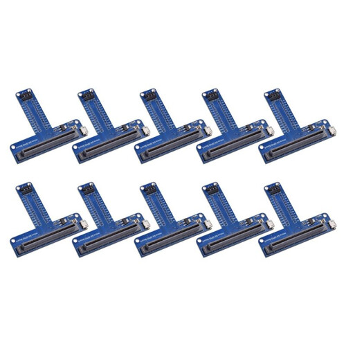 10X T-Type Expansion Adapter for Microbit Breadboard Python Graphical Programming Interface for BBC Microbit