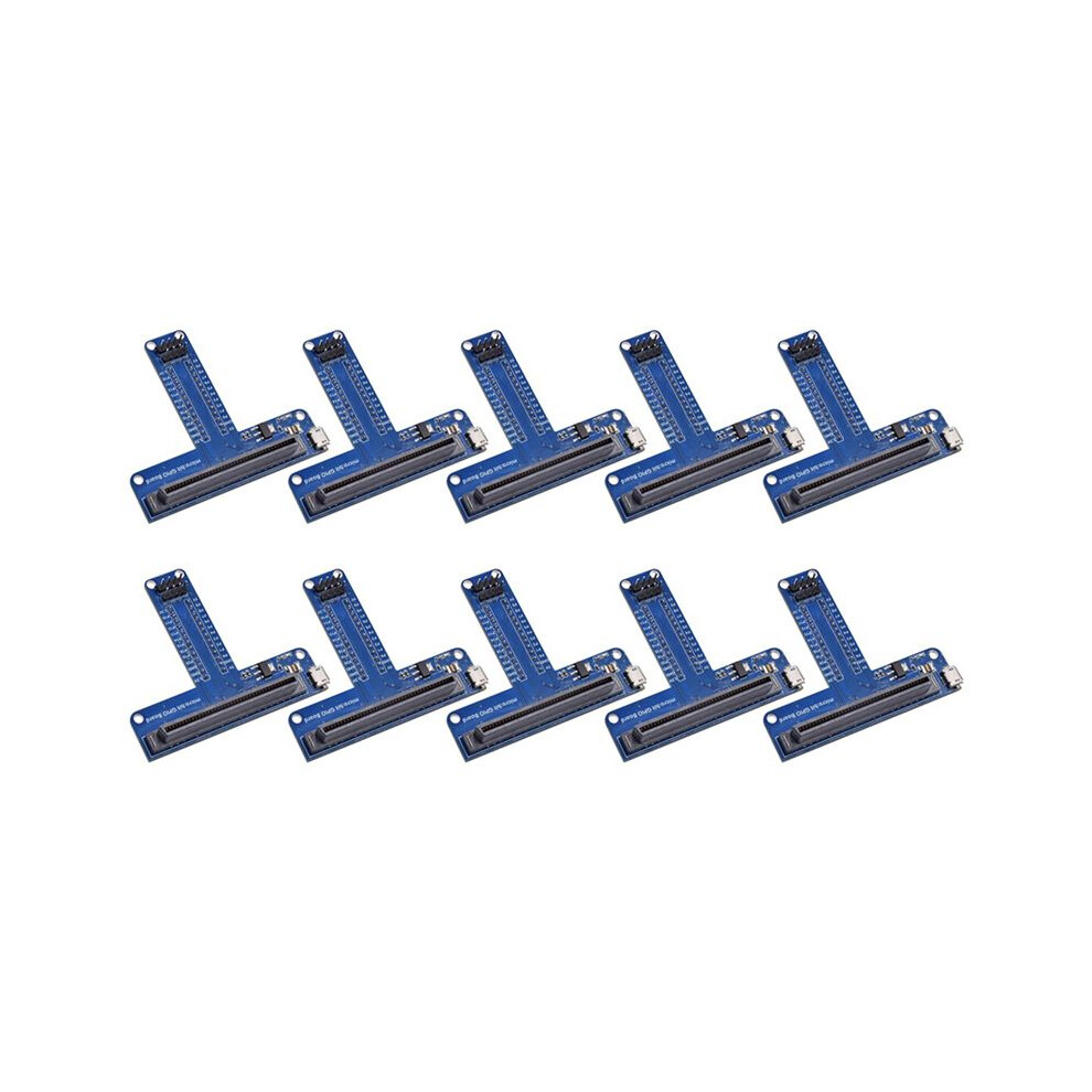 10X T-Type Expansion Adapter for Microbit Breadboard Python Graphical Programming Interface for BBC Microbit