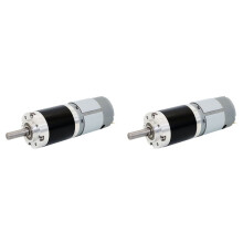 2X 385 Planetary Gearbox Miniature Deceleration Motor Speed Regulation Low Noise Small 24V Motor Accessories 63 Rpm