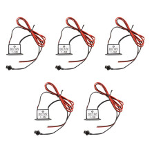 5X Rouge Noir Cable 12V EL Fil Neon Lueur Bande Lumiere Pilote Unite Onduleur