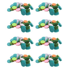 Washable Refill Pads  Pads Diameter 22mm for Car Essential Oil Diffuser Locket [384 Pcs]