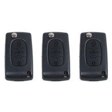 3X Key Remote Shell for 407 and 407 SW Foldable 3 Buttons