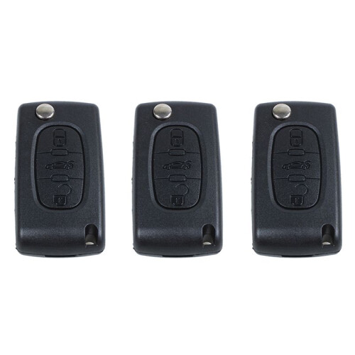 3X Key Remote Shell for  407 and 407 SW Foldable 3 Buttons