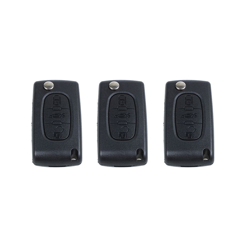 3X Key Remote Shell For 407 And 407 Sw Foldable 3 Buttons 6033095035088