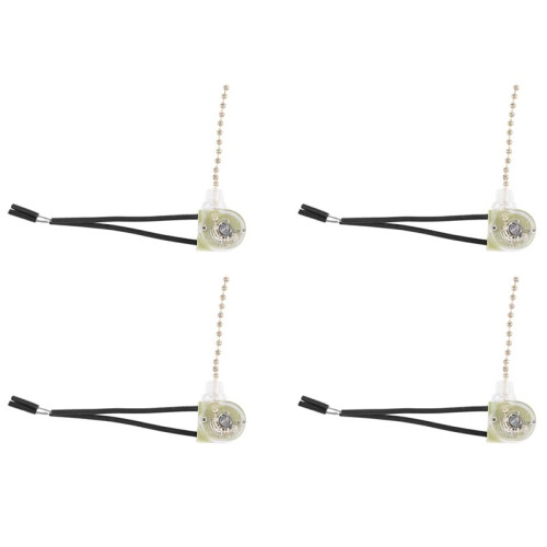 4X Lighting Ceiling Fan Light  W Pull Chain 3A 250VAC 6A 125VAC