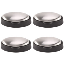 4X Stainless Steel Soap Hand Eliminating Odor Smell Odour Remover Holder Included(88mm X 46mm X 19mm)