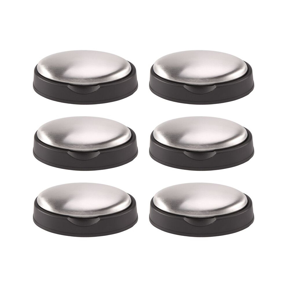 6X Stainless Steel Soap Hand Eliminating Odor Smell Odour Remover Holder Included(88Mm X 46Mm X 19Mm) Exogio