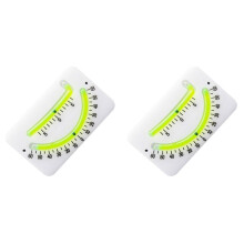 2X Professional Boats Inclinometer, Marine Clinometer,High Performance,Sailing Clinometer,Level Gauge for Fishing Boat