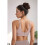 Racerback Sportbeha Grijs Roze L 5