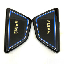 8x Black Motorcycle Battery Side Cover Frame Side Covers Panels for  GN125 GN 125