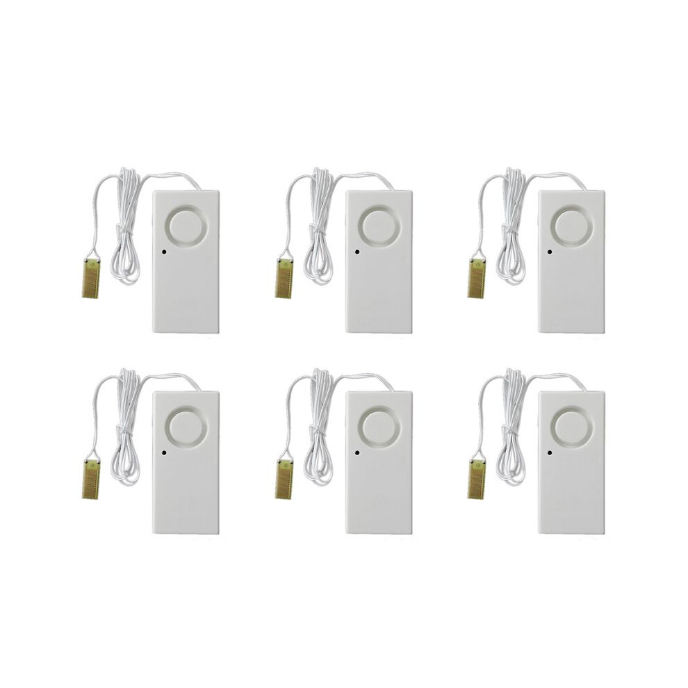 6X Home Alarm Water Leakage Spot Alarm Detector Independent Water Leak Sensor Detection Flood Alert Overflow 6134214689776