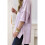 Summer Oversized Side Slits Casual Short Sleeve Basic Tees Light  S 2