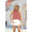 Womens Ruffle Neck Sleeveless Tank Tops  M 6