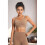 Racerback Sports Bra Light Brown S 3