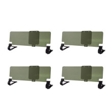 4X Clip Car HD Safer Vision Anti Dazzle Glare Blocker Shade Sun Visor Extension