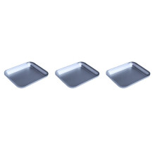 3X Plateau à Vis En Alliage D'Aluminium Utile avec Tampon Magnétique pour Outil de Réparation de Voiture de Téléphone Modèle RC Argent