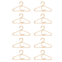 10X Rattan Clothes Hanger Style Kids Garments Organizer Rack Children Hanger Kids Room Decoration Hanger for Clothes