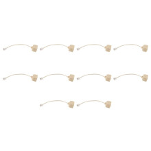 10X Telephone RJ11 Male  to Double RJ11 Female Jack Filter Splitter Adapter