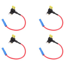 4X 2-Insert Blade Fuse Adapter Voltage Tap for Automotive Fuses APS ATT Low Profile