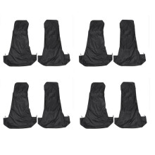 8 x Universelle Wasserdichte Nylon Vorne Auto Van Sitzbezuege Schuetzer Schwarz