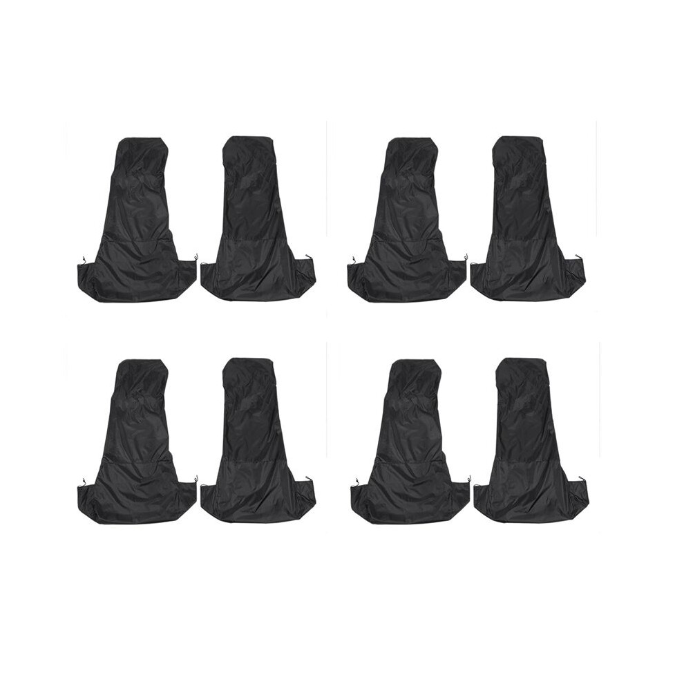8X Universal Waterproof Nylon Front Car Van Covers Protectors Pair Black 6031549924940