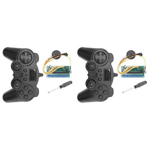 2X 16 Channel 2.4G Remote Control Transmitter + Receiver Board Control Panel 12V Controller DIY for RC Car/Ship