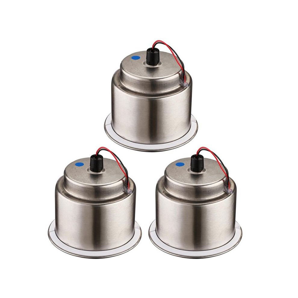 3X Led Drink Holder Led Recessed Stainless Steel Cup Drink Holder Cup Shape For Car Marine Boat Light 6032982845533