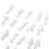 200Pcs HO Scale 1:100 White Model People Unpainted Train Figures 3
