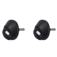 2X Guide de Roue Avant Universel pour Accessoires de Balayeuse N79 N79S Conga 990