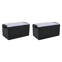 2X Clear Ice Maker, Clear Ice Square Tray Machen Sie 8 Square Ice Square, Crystal Clear Ice Square Maker für Cocktails